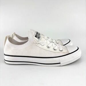CONVERSE All Star Mesh Canvas Womens 7 White Athletic Sneakers Low Top